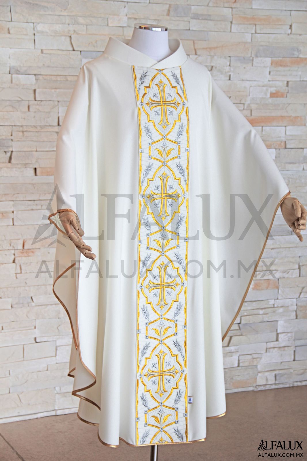 04 IMPERIAL  Casulla Alfalux Blanco Central 93 (4)